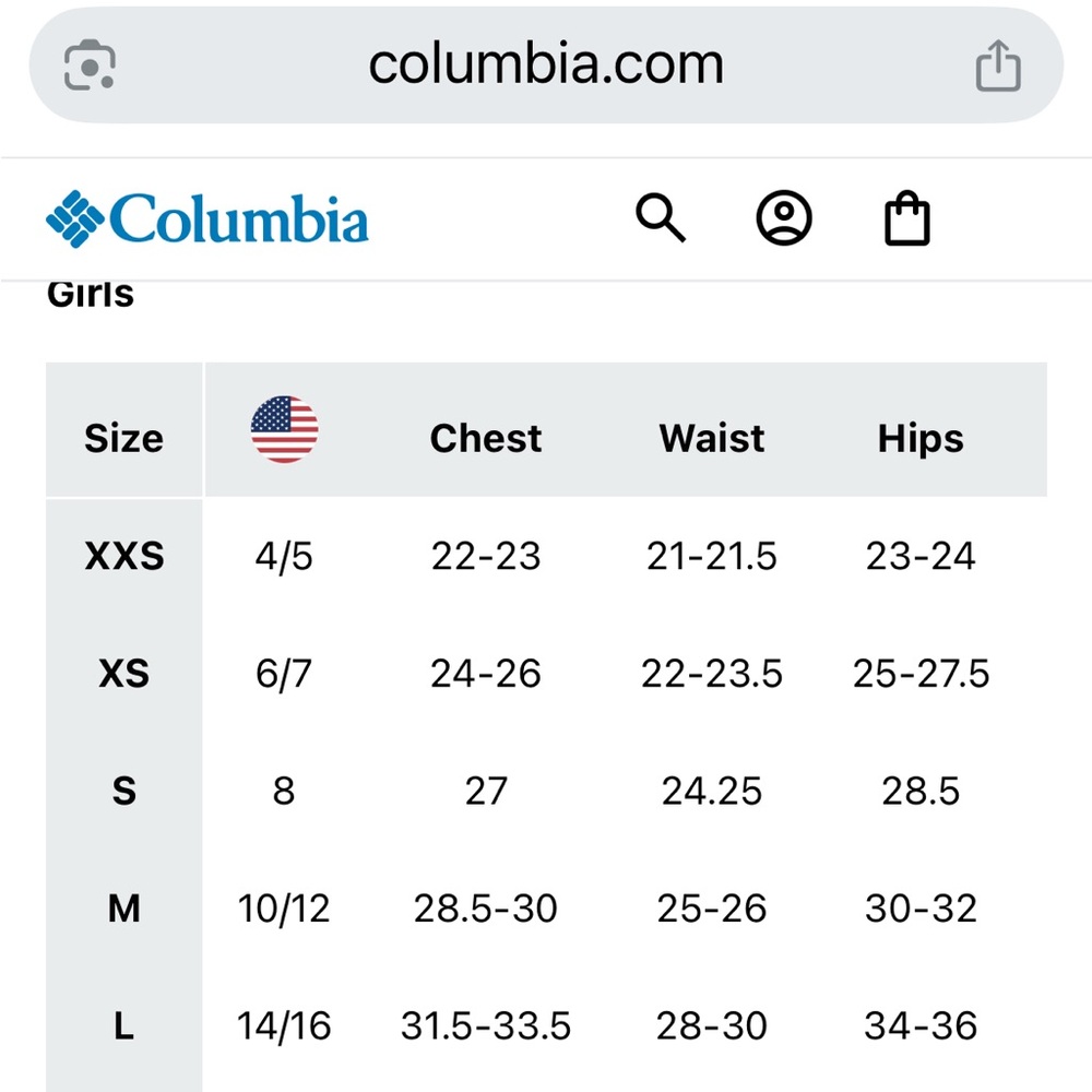 Girls Columbia Blue Fitted Puffer with Faux Fur Hood sz Med - Picture 12 of 12